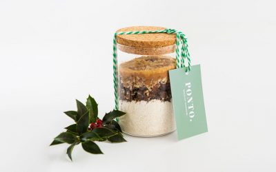 Jar for ginger and almond biscuits