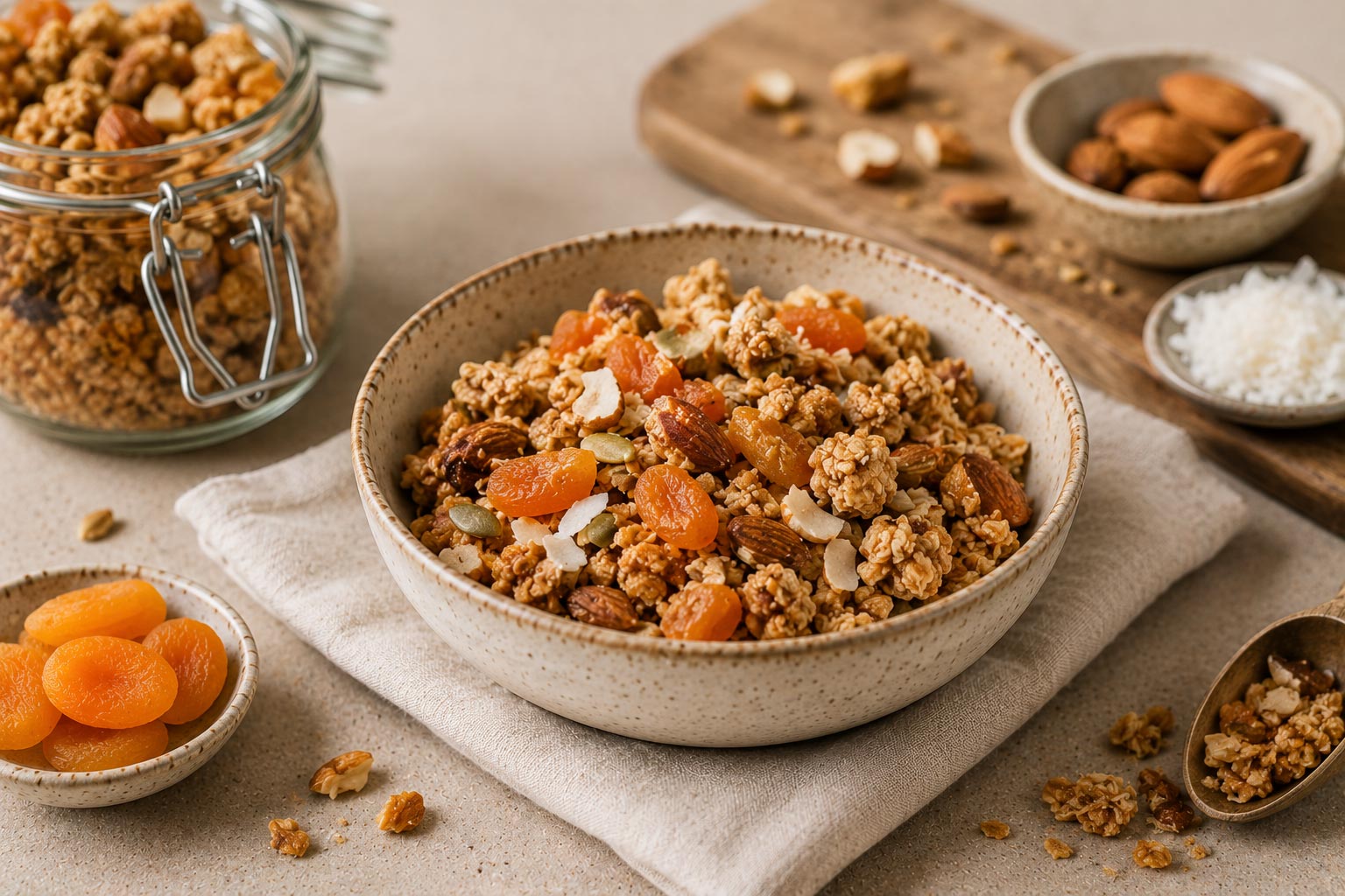 Granola de alperce